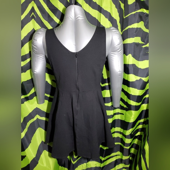 Modcloth/Mystic Black Mini Dress, Size Large - Picture 5 of 8